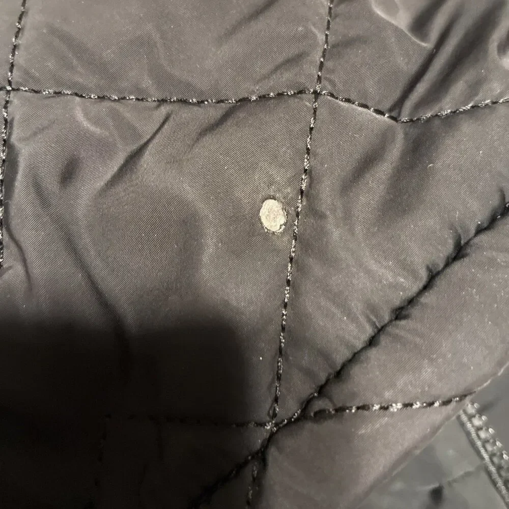 marc jacobs Authentic Solid Black  nylon quilted backpack
